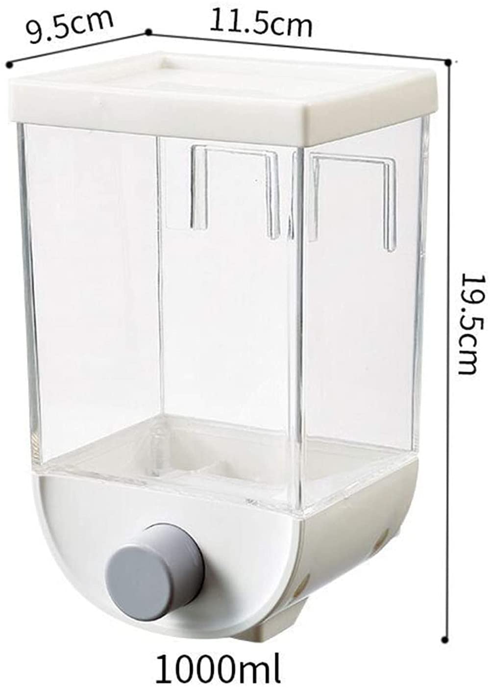 Pack 3 en 1 Distributeur D'aliments Secs Mural