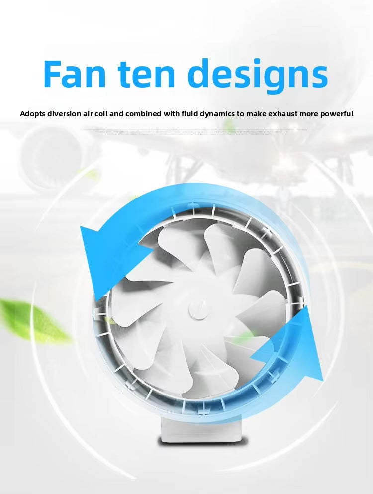 Tuyau d'échappement ventilateur 125HF